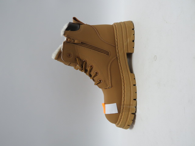 Botki damskie 5858 CAMEL 36-41 OCIEPLANE 1