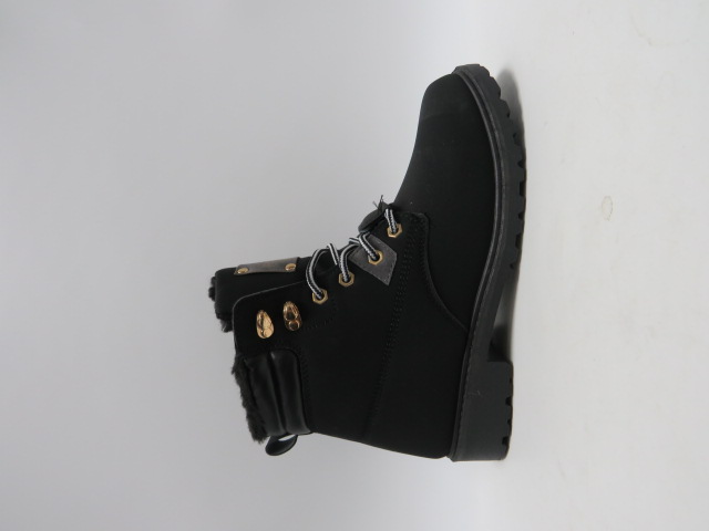 Botki damskie MD1709C BLACK/GREY 36-41 OCIEPLANE
