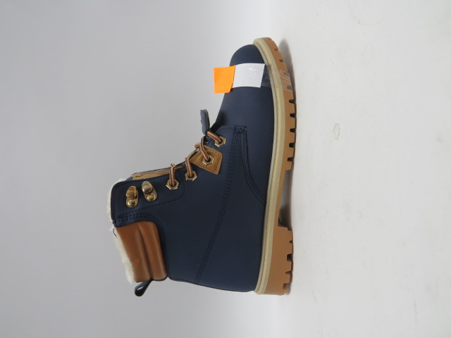 Botki damskie MD1709C BLUE 36-41 OCIEPLANE