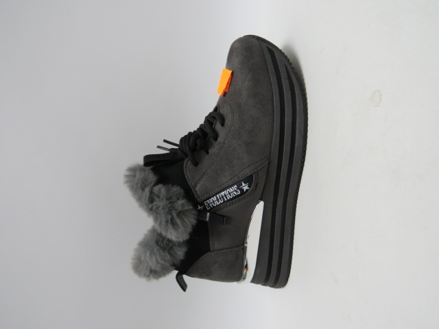 Botki damskie 21-Q99 GREY 36-41 OCIEPLANE