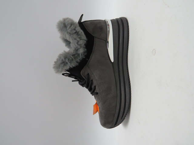Botki damskie 21-Q99 GREY 36-41 OCIEPLANE 1