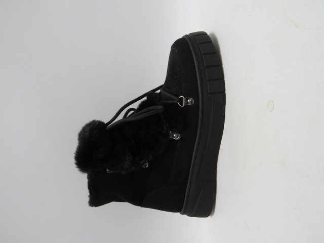 Botki damskie F6325 BLACK 36-41 OCIEPLANE