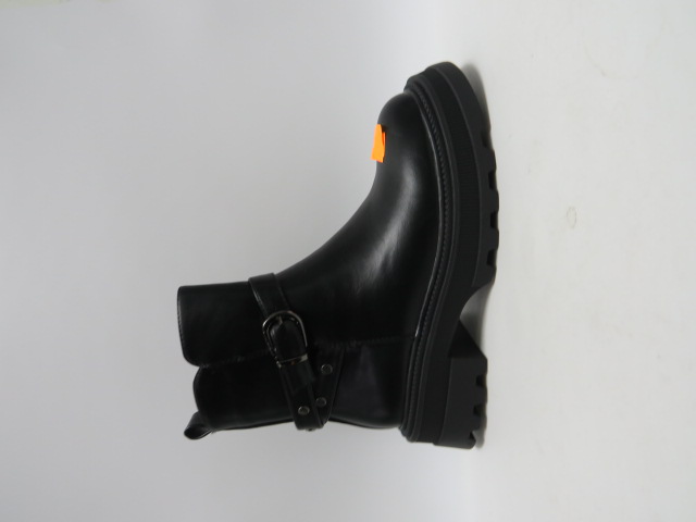Botki damskie 8535-1 BLACK 36-41 OCIEPLANE