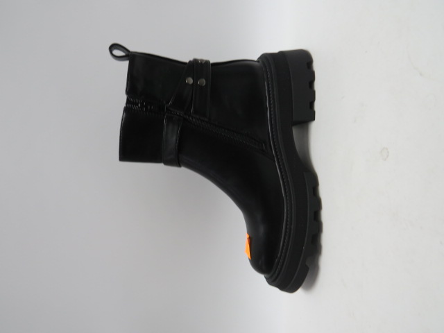Botki damskie 8535-1 BLACK 36-41 OCIEPLANE 1