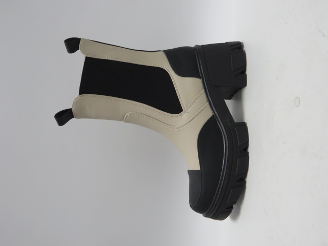 Botki damskie 8620 BEIGE 36-41