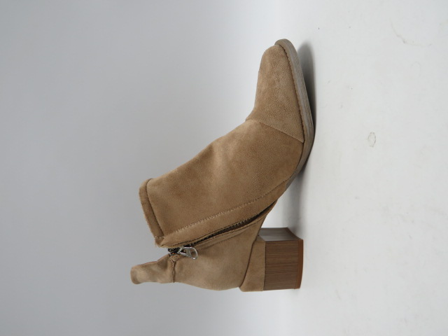 Botki damskie A6100-63 KHAKI 36-41 1