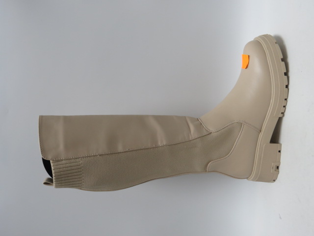 Kozaki damskie 888-68 BEIGE 36-41