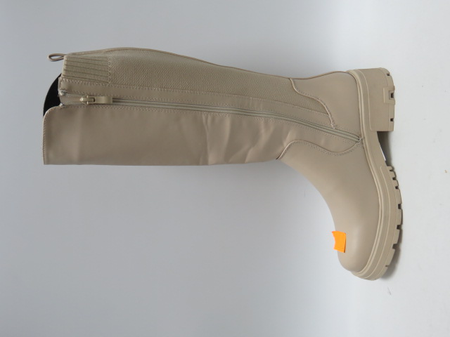 Kozaki damskie 888-68 BEIGE 36-41 1