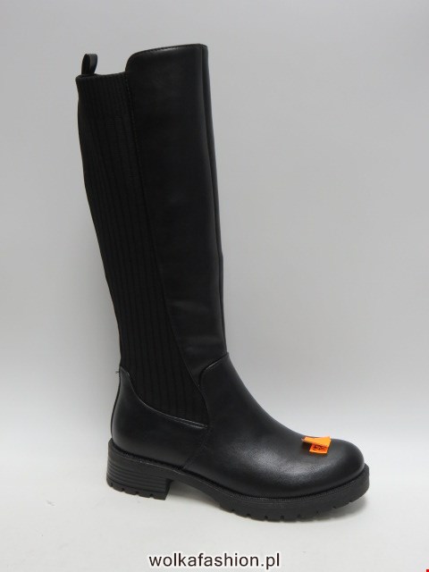 Kozaki damskie JW96 BLACK 36-41 OCIEPLANE