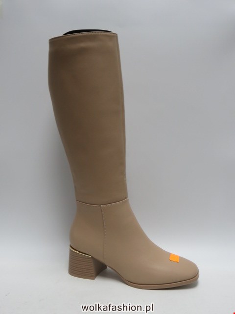 Kozaki damskie JW1818 BEIGE 36-41 OCIEPLANE