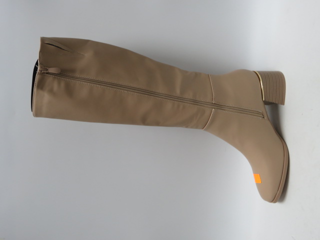 Kozaki damskie JW1818 BEIGE 36-41 OCIEPLANE 1