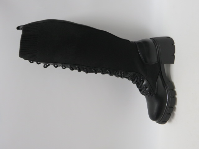 Kozaki damskie 888-12 BLACK 36-41 1