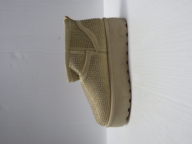 Botki damskie LX23-002 BEIGE 36-41 1
