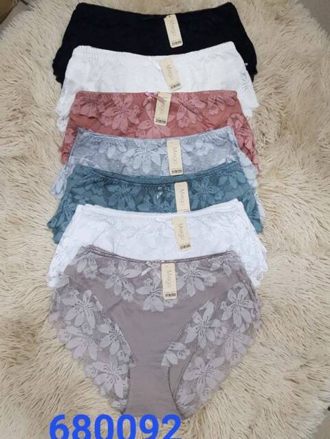 Majtki damskie 680092 Mix kolor 3XL-5XL