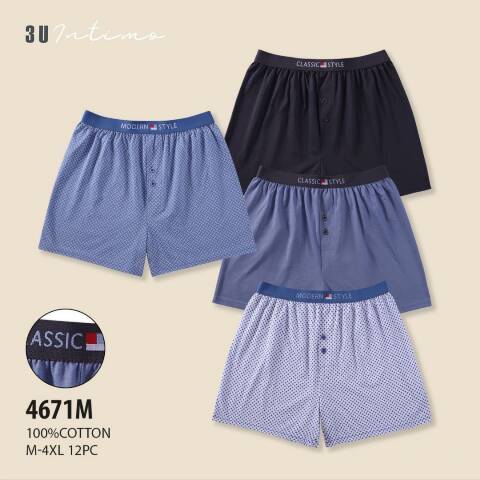 Bokserki męskie 4671M Mix kolor M-4XL