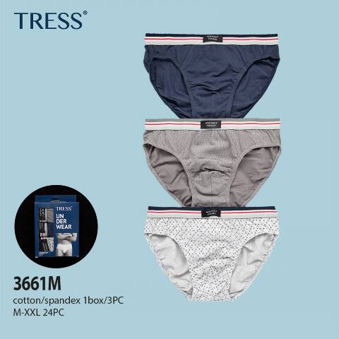 Slipy męskie 3661M Mix kolor M-2XL 1