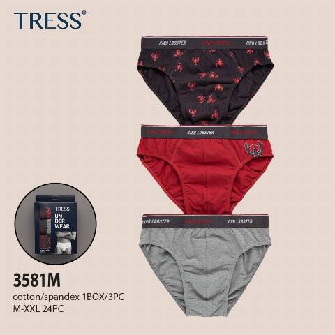 Slipy męskie 3581M Mix kolor M-2XL 1