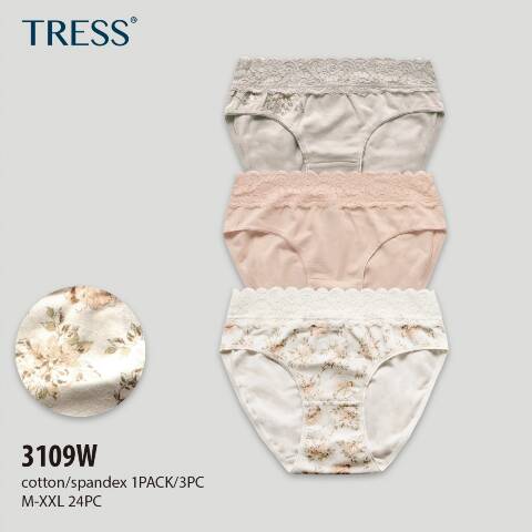 Majtki damskie 3109W Mix kolor M-2XL