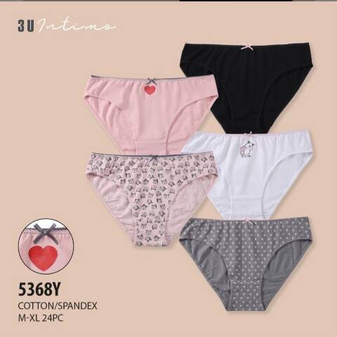 Majtki damskie 5368Y Mix kolor M-XL 1