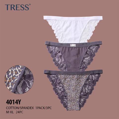 Majtki damskie 4014Y Mix kolor M-XL
