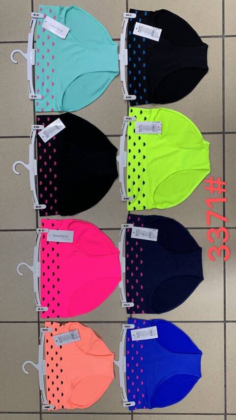 Majtki damskie 3371 Mix kolor M-2XL