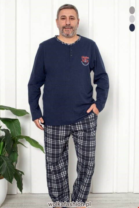 Piżama męskie 19016 1 kolor 2XL-5XL (Towar Tureckie)