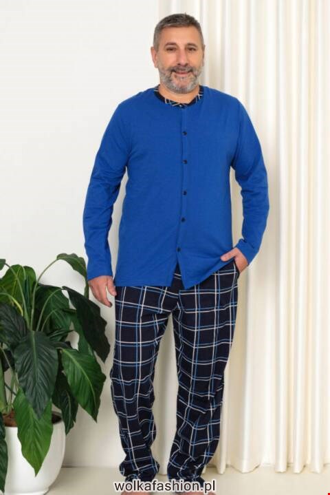 Piżama męskie 19014 1 kolor 2XL-5XL (Towar Tureckie)