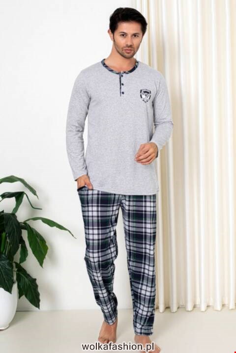 Piżama męskie 18051 1 kolor M-2XL (Towar Tureckie)