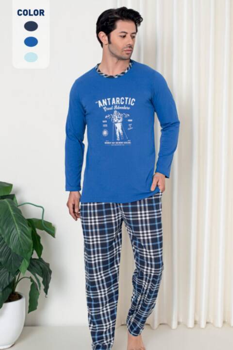 Piżama męskie 18048 1 kolor M-2XL (Towar Tureckie)