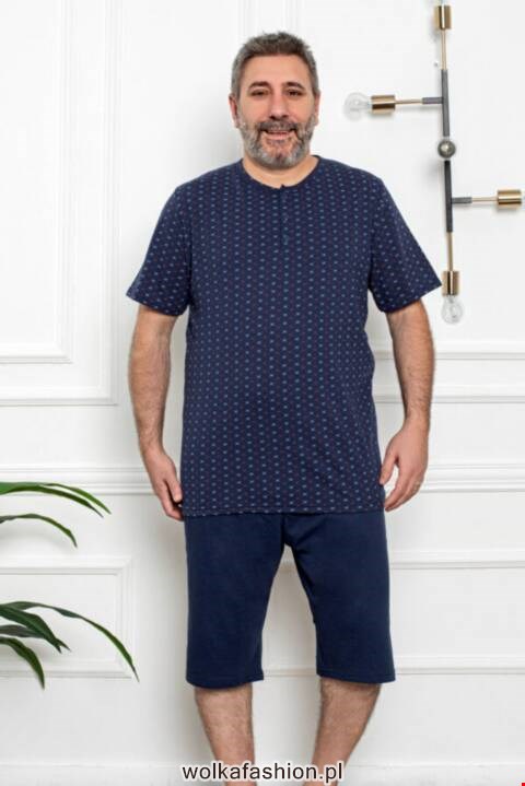 Piżama męskie 9014 1 kolor XL-4XL (Towar Tureckie)