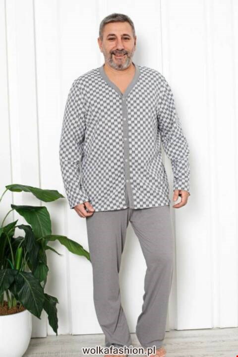 Piżama męskie 29003 1 kolor 2XL-5XL (Towar Tureckie)