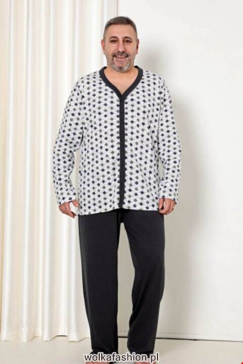 Piżama męskie 29004 1 kolor 2XL-5XL (Towar Tureckie)