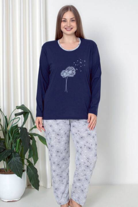 Piżama damskie 1054 1 kolor XL-4XL (Towar Tureckie) 1