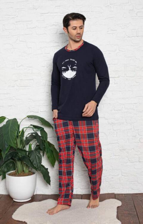 Piżama męskie 18040 1 kolor M-2XL (Towar Tureckie)