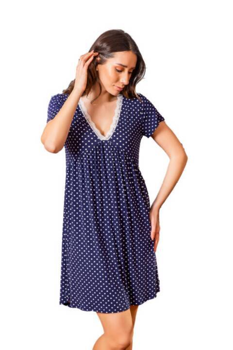 Koszula Nocna Damskie 5057 1 kolor M-2XL (Towar Tureckie) 1