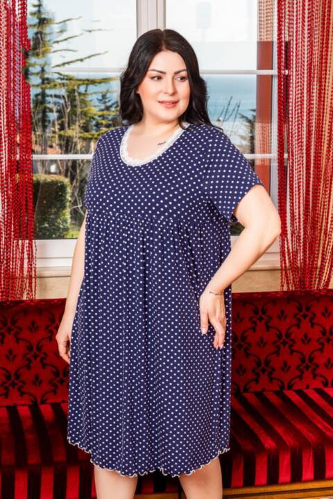 Koszula Nocna Damskie 9057 1 kolor XL-3XL (Towar Tureckie) 1