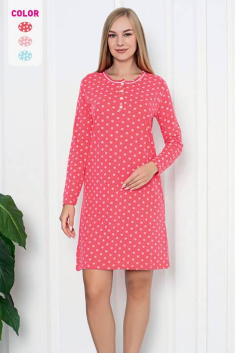 Koszula Nocna Damskie 3032 1 kolor M-2XL (Towar Tureckie) 1