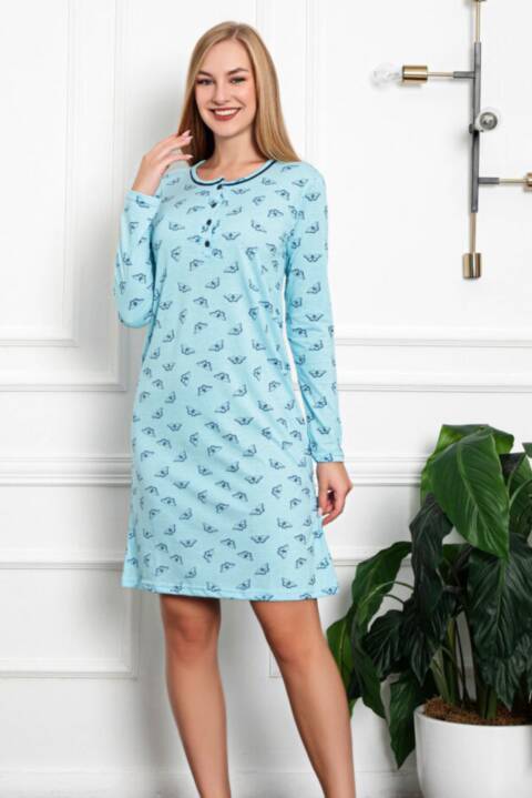 Koszula Nocna Damskie 3033 1 kolor M-2XL (Towar Tureckie) 1