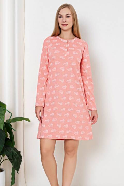 Koszula Nocna Damskie 3034 1 kolor M-2XL (Towar Tureckie) 1