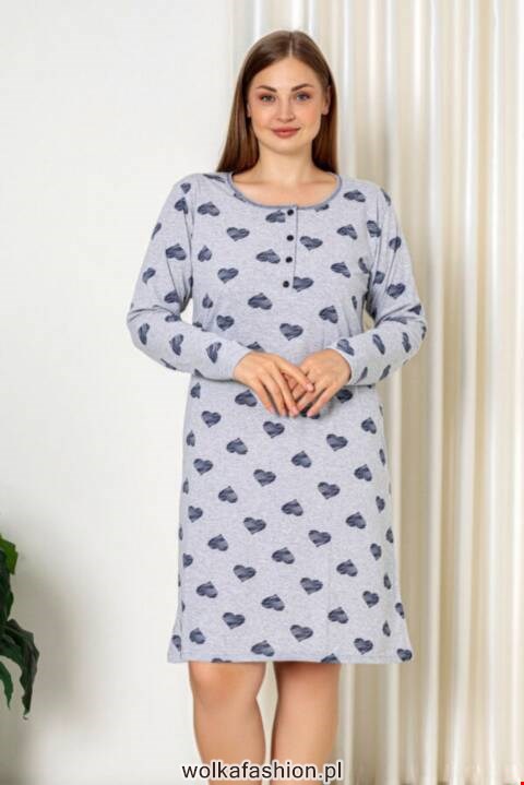 Koszula Nocna Damskie 4014 1 kolor XL-4XL (Towar Tureckie)