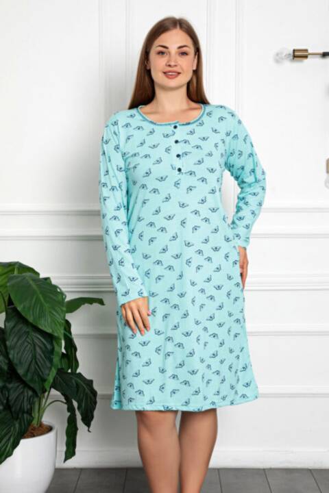 Koszula Nocna Damskie 4017 1 kolor XL-4XL (Towar Tureckie) 1