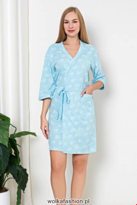 Szlafrok Damskie 5003 1 kolor S-XL (Towar Tureckie)