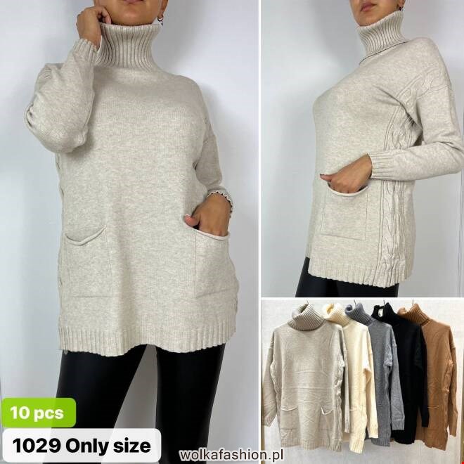 Sweter damskie 1029 Mix KOLOR  Standard
