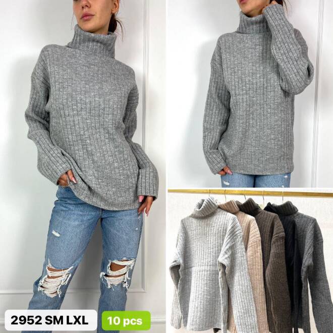 Sweter damskie 2952 Mix KOLOR  S/M-L/XL