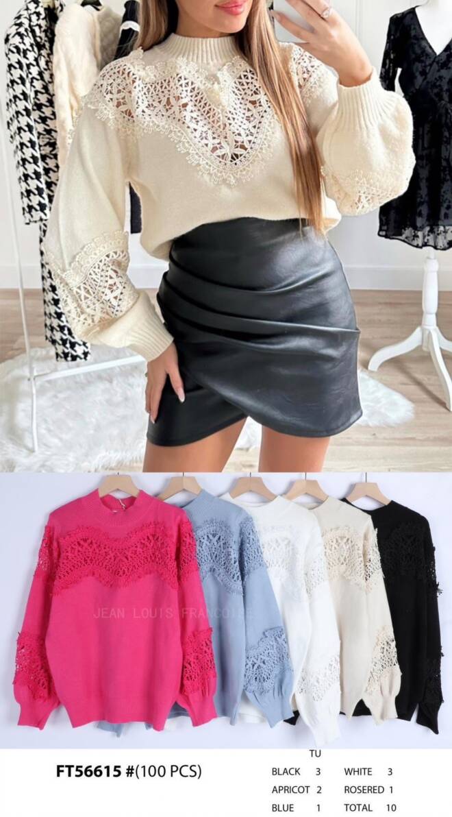 Sweter damskie FT56615 Mix KOLOR  Standard 1