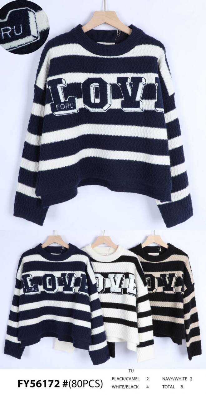 Sweter damskie FY56172 Mix KOLOR  Standard 1