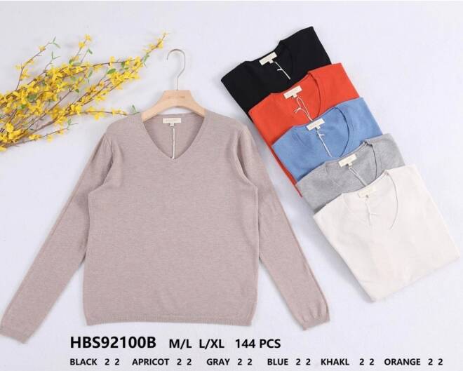 Sweter damskie HBS92100B Mix KOLOR  M-XL 1