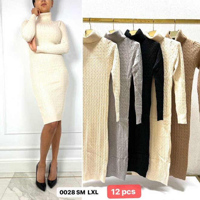 Sukienka damskie 0028 Mix KOLOR  S/M-L/XL 1