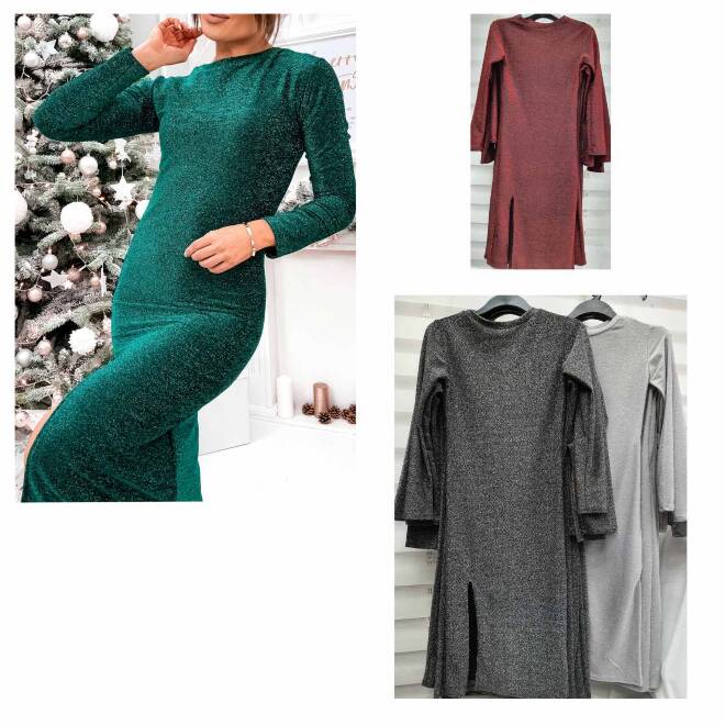 Sukienka damskie 0100 1 kolor  M-3XL (Towar Polskie)