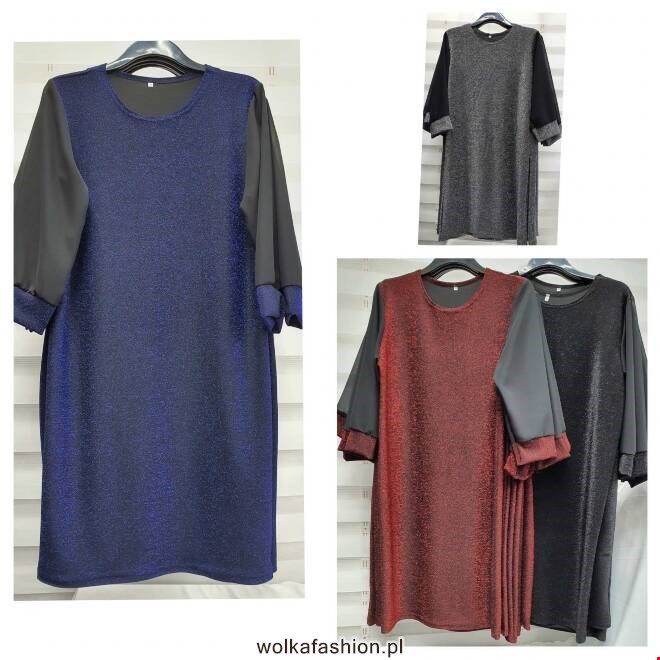 Sukienka damskie 0101 1 kolor  M-3XL (Towar Polskie)